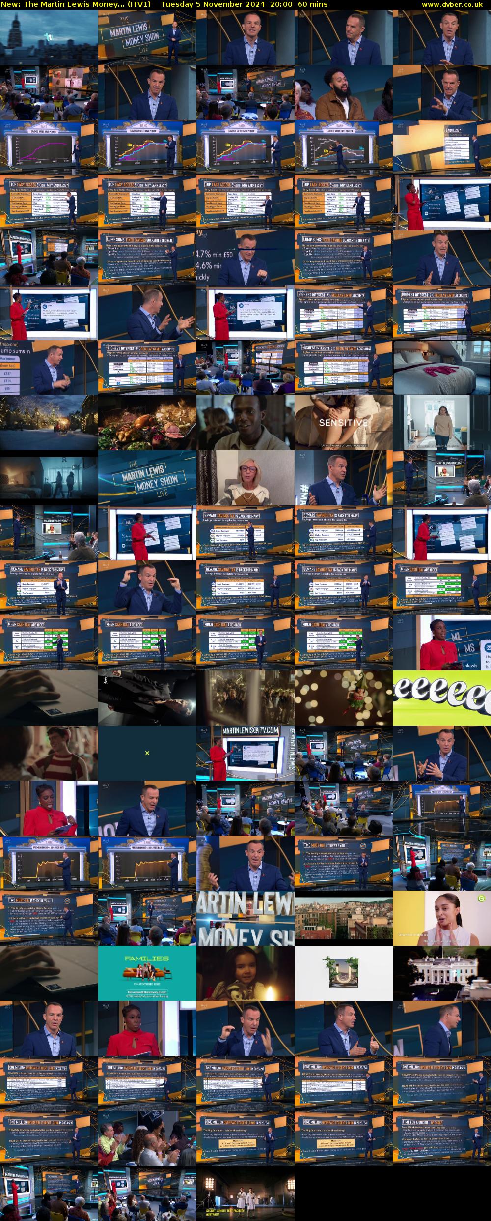 The Martin Lewis Money... (ITV1) Tuesday 5 November 2024 20:00 - 21:00