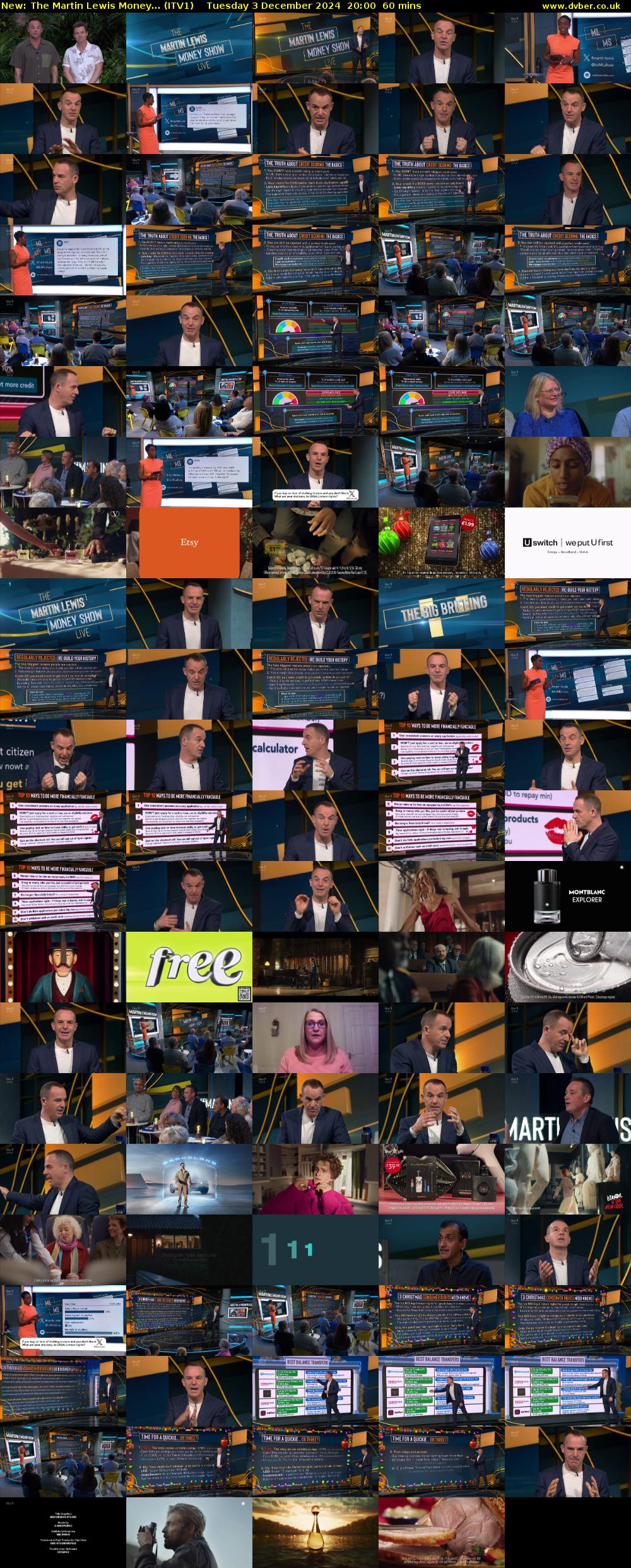 The Martin Lewis Money... (ITV1) Tuesday 3 December 2024 20:00 - 21:00