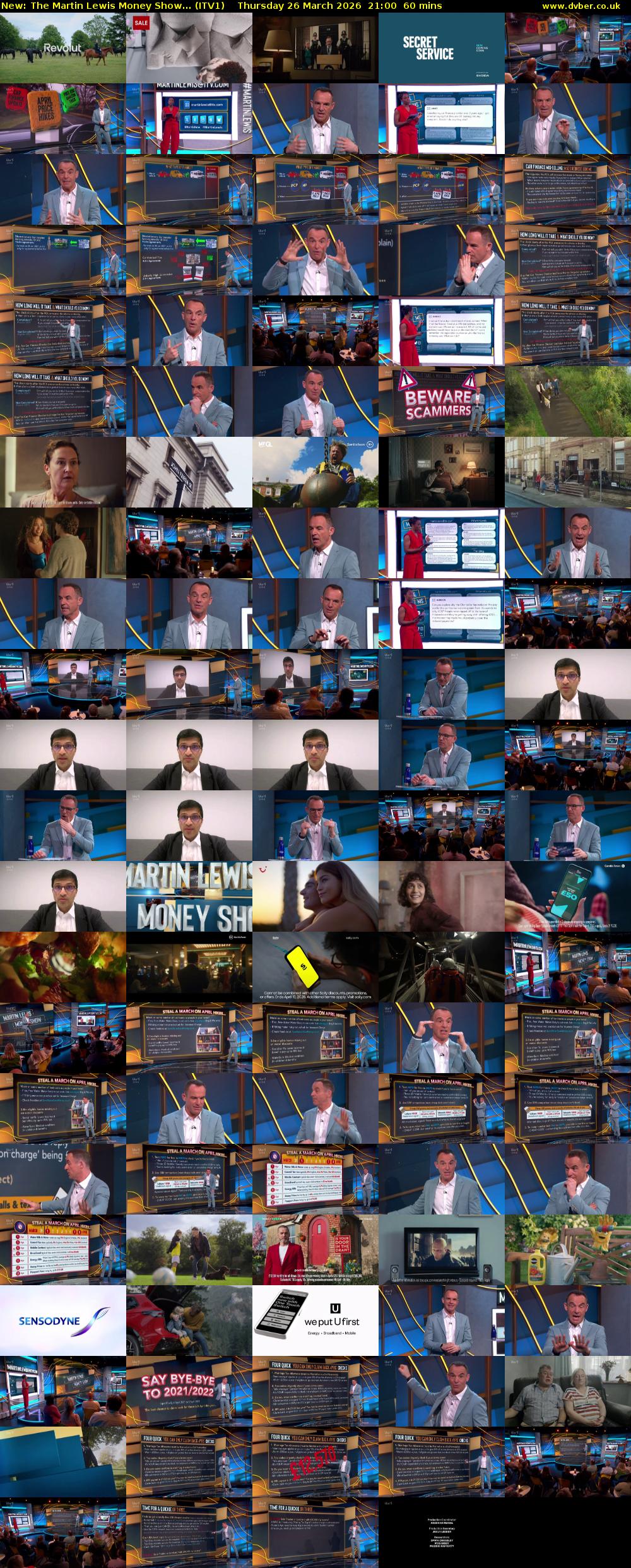The Martin Lewis Money Show... (ITV1) Thursday 26 March 2026 21:00 - 22:00