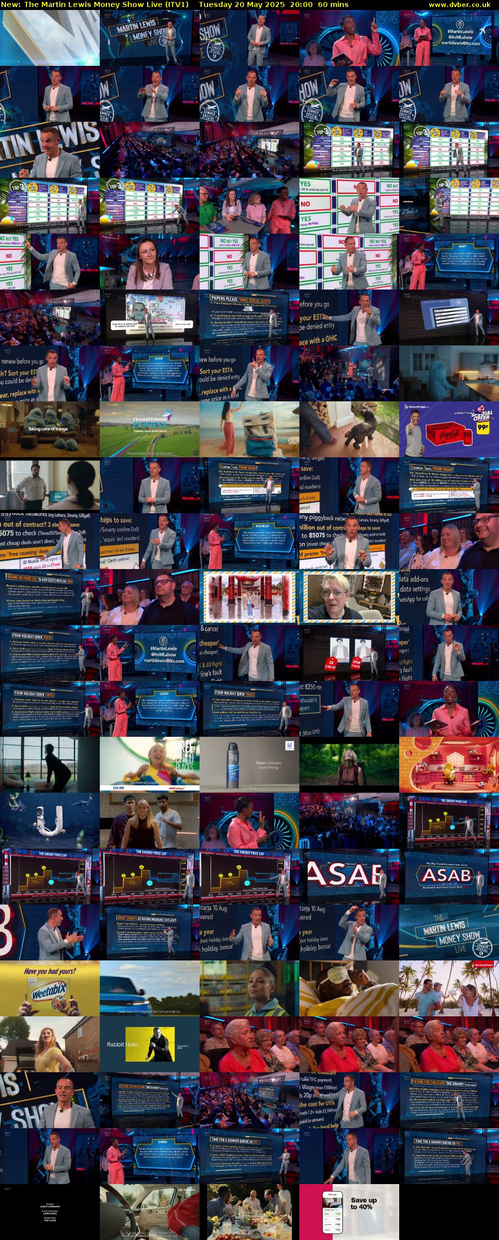 The Martin Lewis Money Show Live (ITV1) Tuesday 20 May 2025 20:00 - 21:00