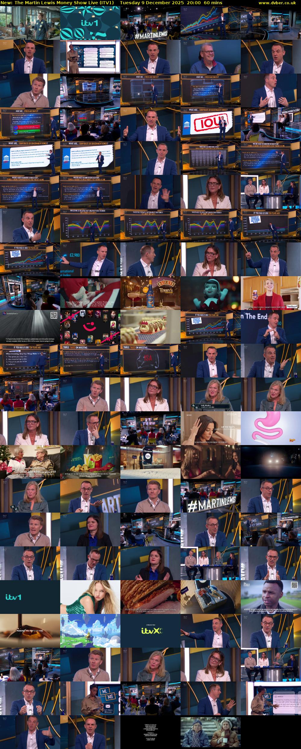 The Martin Lewis Money Show Live (ITV1) Tuesday 9 December 2025 20:00 - 21:00
