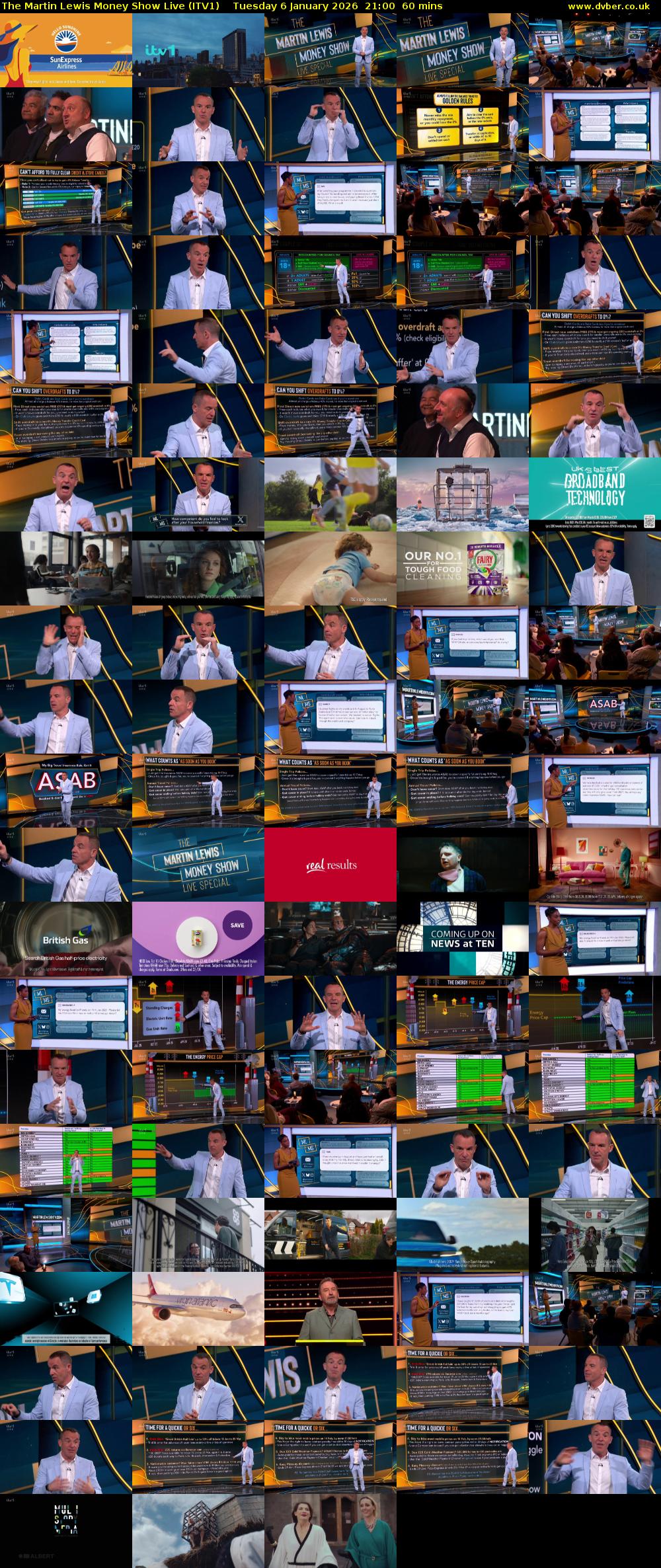 The Martin Lewis Money Show Live (ITV1) Tuesday 6 January 2026 21:00 - 22:00