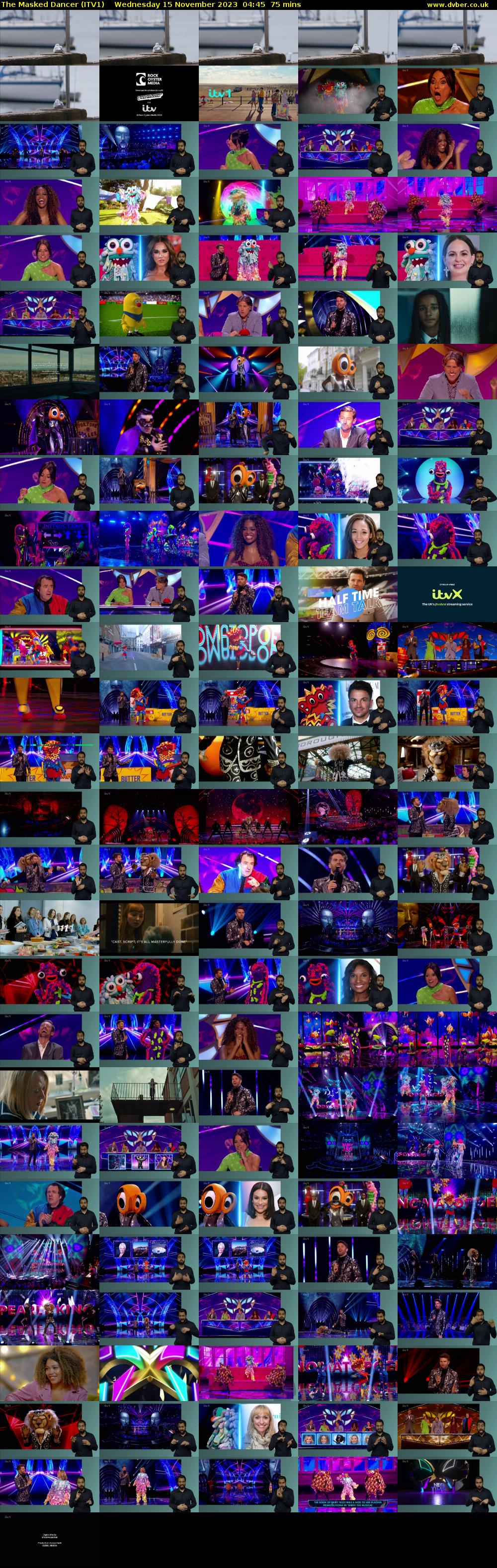 The Masked Dancer (ITV1) Wednesday 15 November 2023 04:45 - 06:00