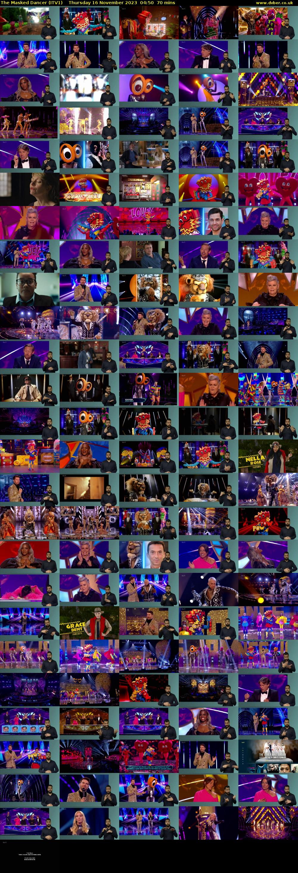 The Masked Dancer (ITV1) Thursday 16 November 2023 04:50 - 06:00