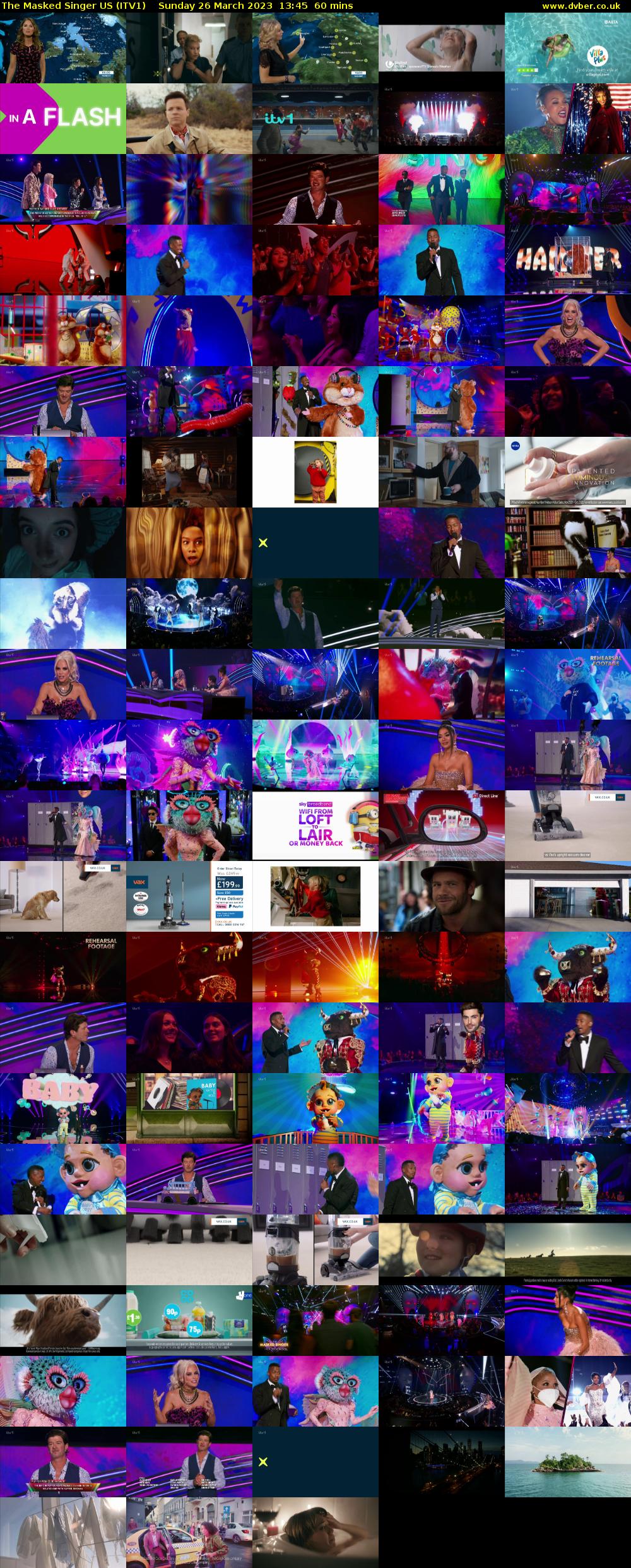 The Masked Singer US (ITV1) Sunday 26 March 2023 13:45 - 14:45
