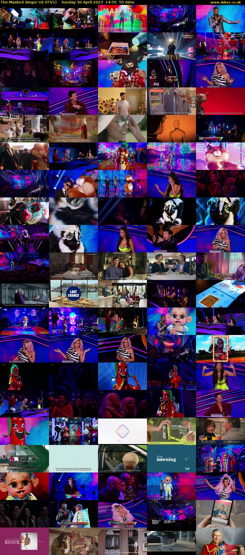 The Masked Singer US (ITV1) Sunday 30 April 2023 14:55 - 15:50