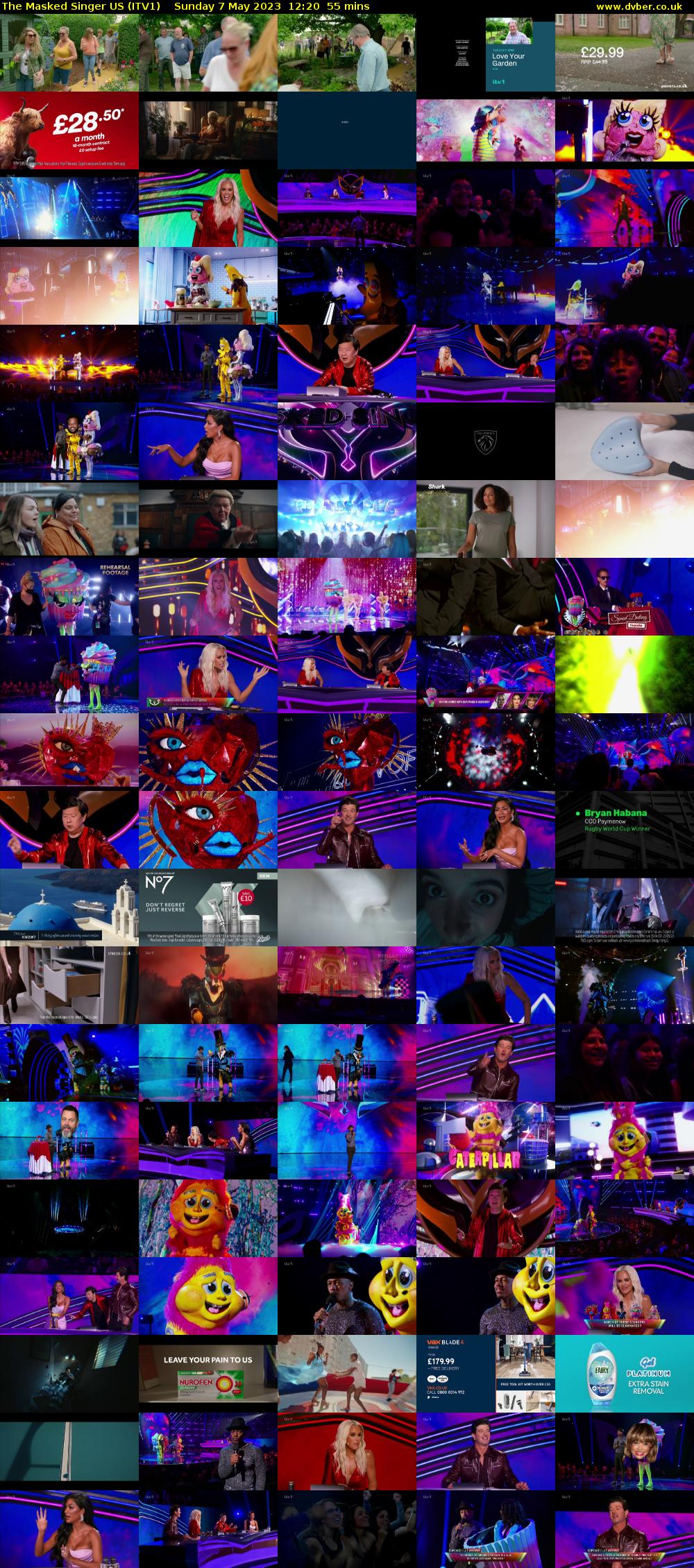 The Masked Singer US (ITV1) Sunday 7 May 2023 12:20 - 13:15