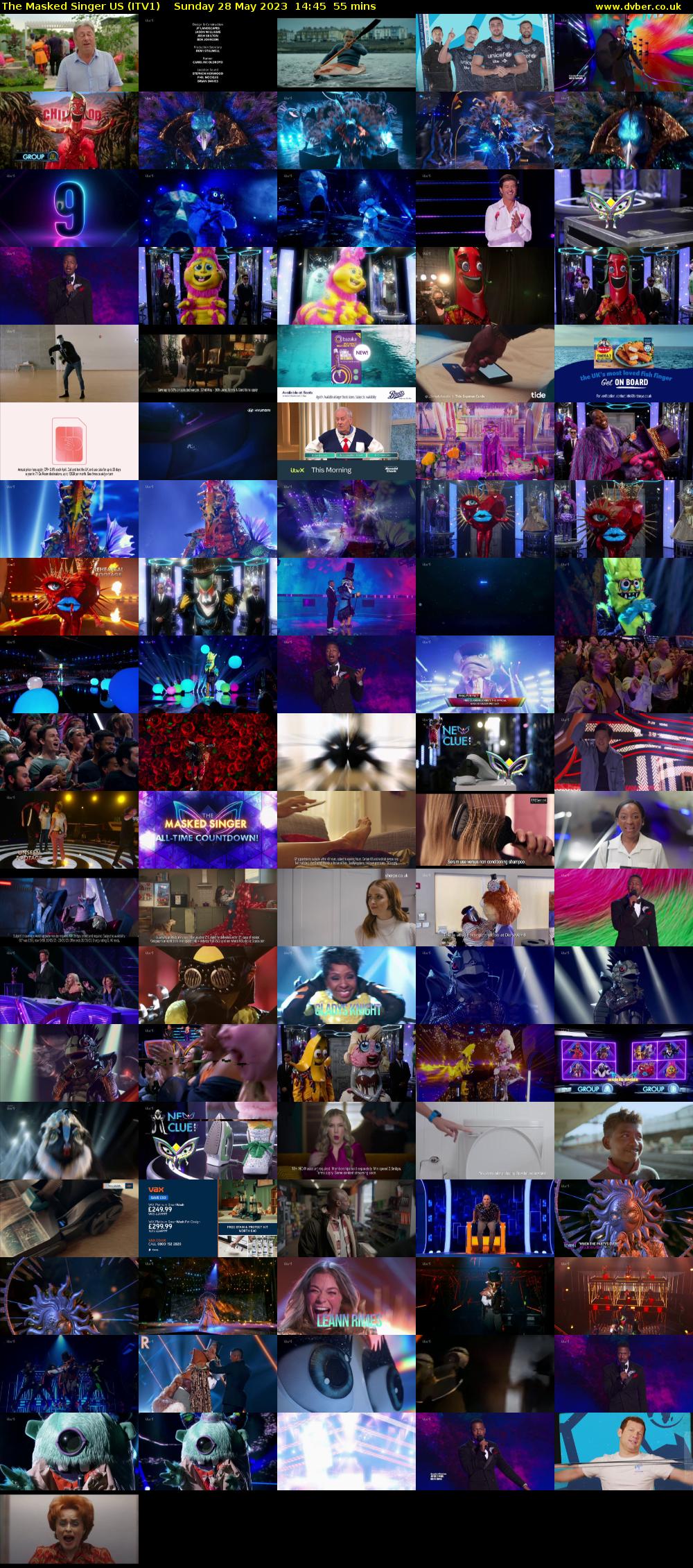 The Masked Singer US (ITV1) Sunday 28 May 2023 14:45 - 15:40