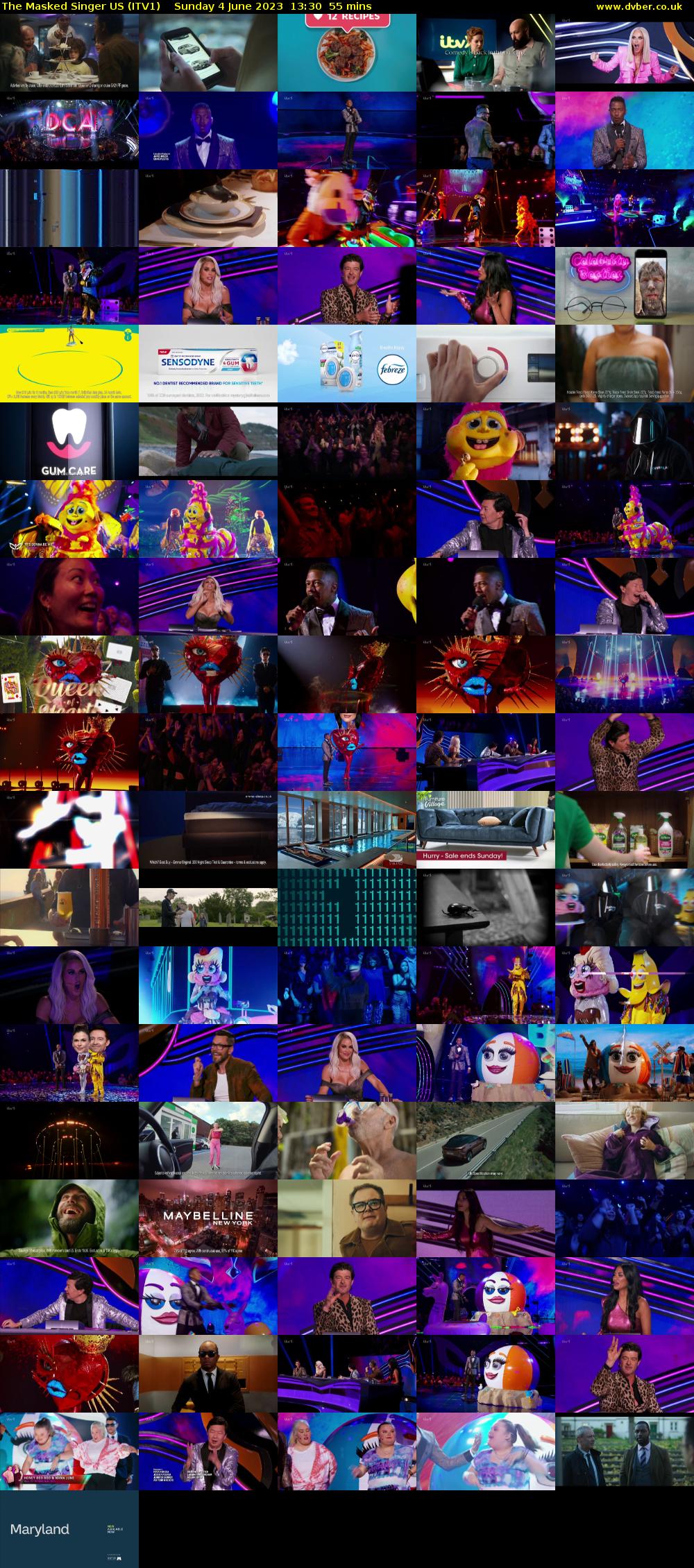 The Masked Singer US (ITV1) Sunday 4 June 2023 13:30 - 14:25