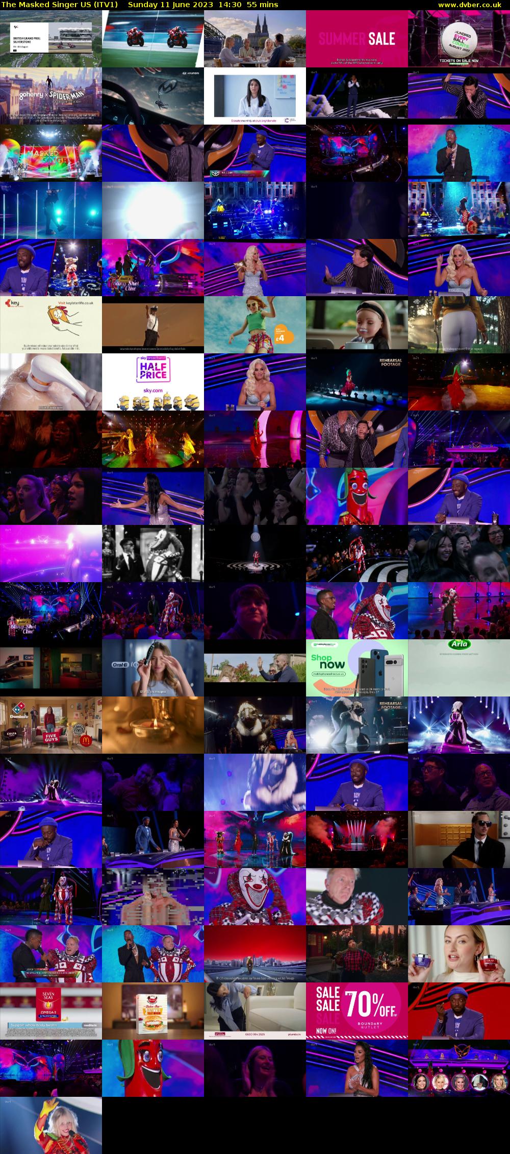 The Masked Singer US (ITV1) Sunday 11 June 2023 14:30 - 15:25