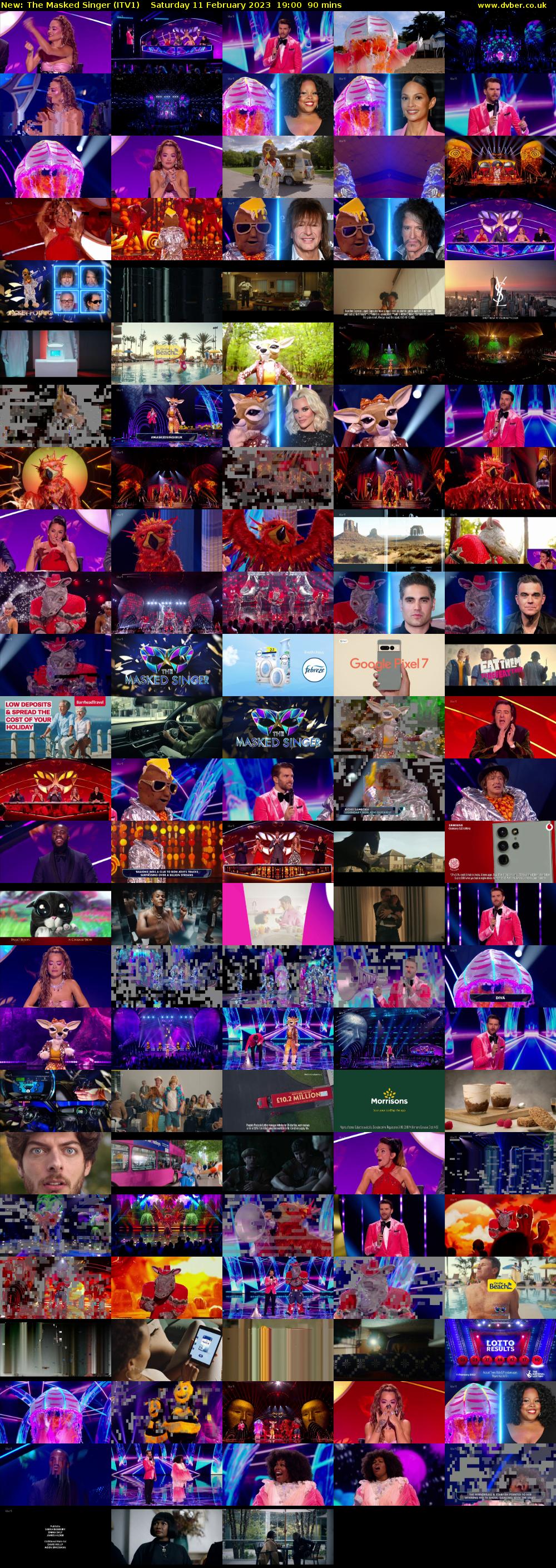 The Masked Singer (ITV1) Saturday 11 February 2023 19:00 - 20:30
