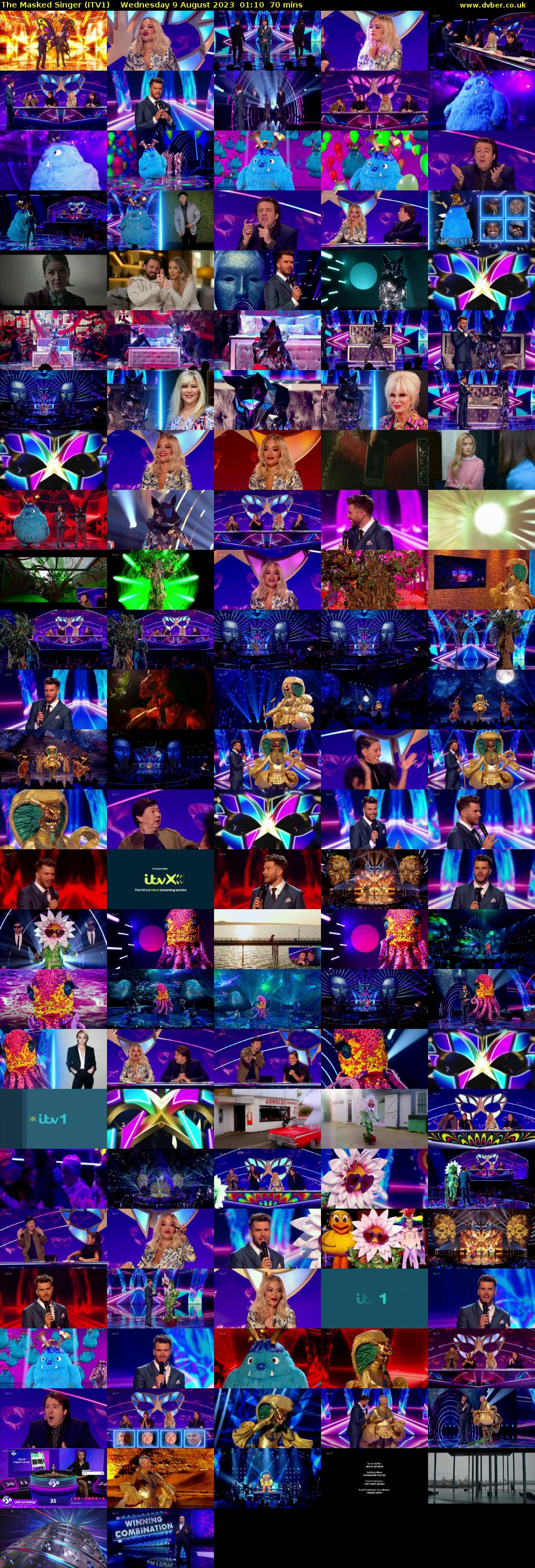 The Masked Singer (ITV1) Wednesday 9 August 2023 01:10 - 02:20