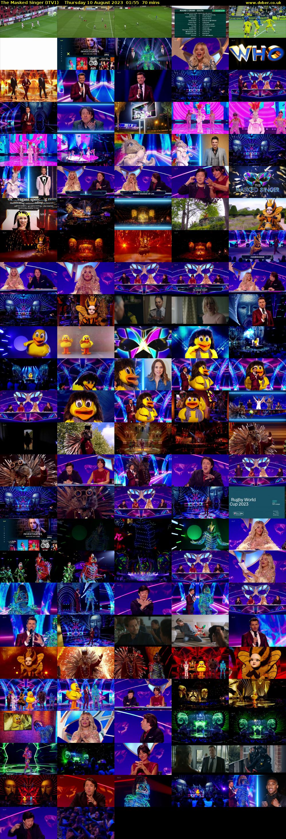 The Masked Singer (ITV1) Thursday 10 August 2023 01:55 - 03:05