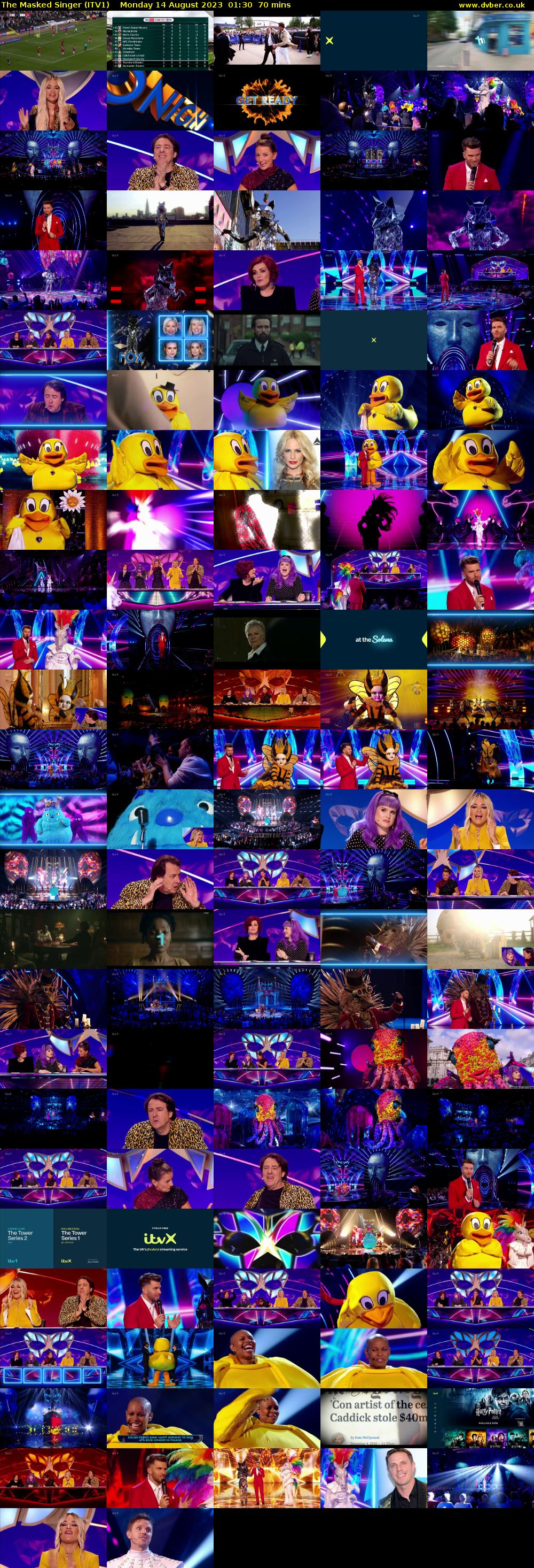 The Masked Singer (ITV1) Monday 14 August 2023 01:30 - 02:40