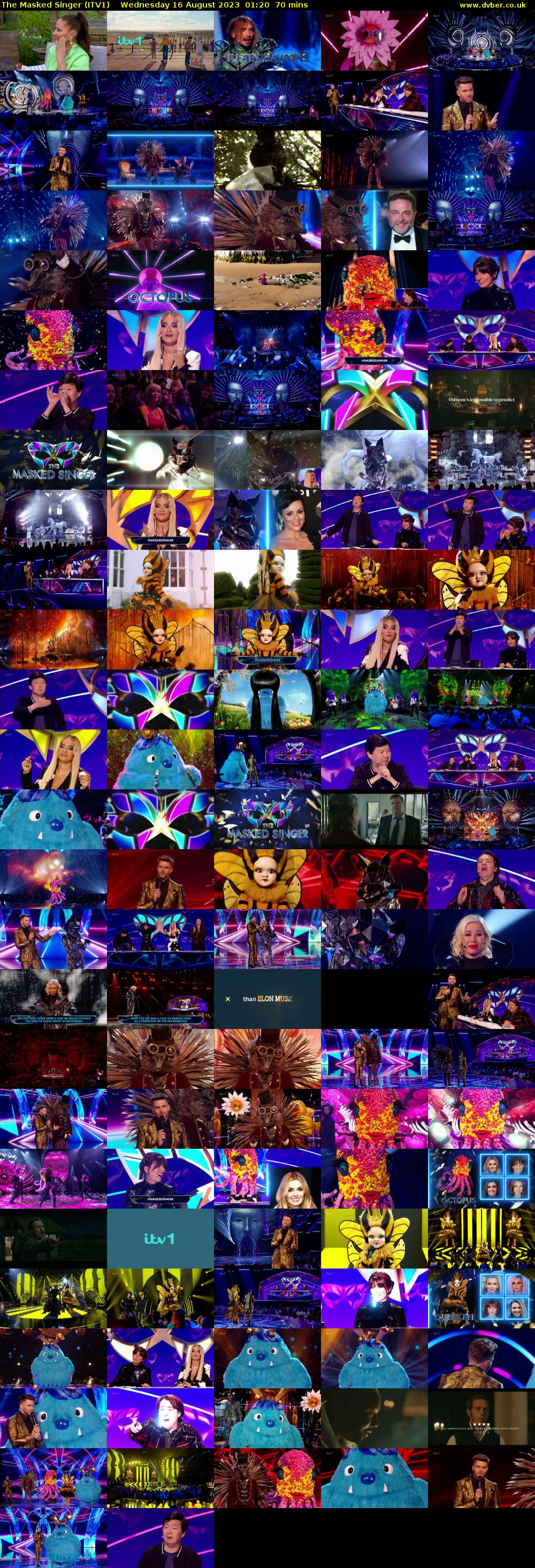 The Masked Singer (ITV1) Wednesday 16 August 2023 01:20 - 02:30