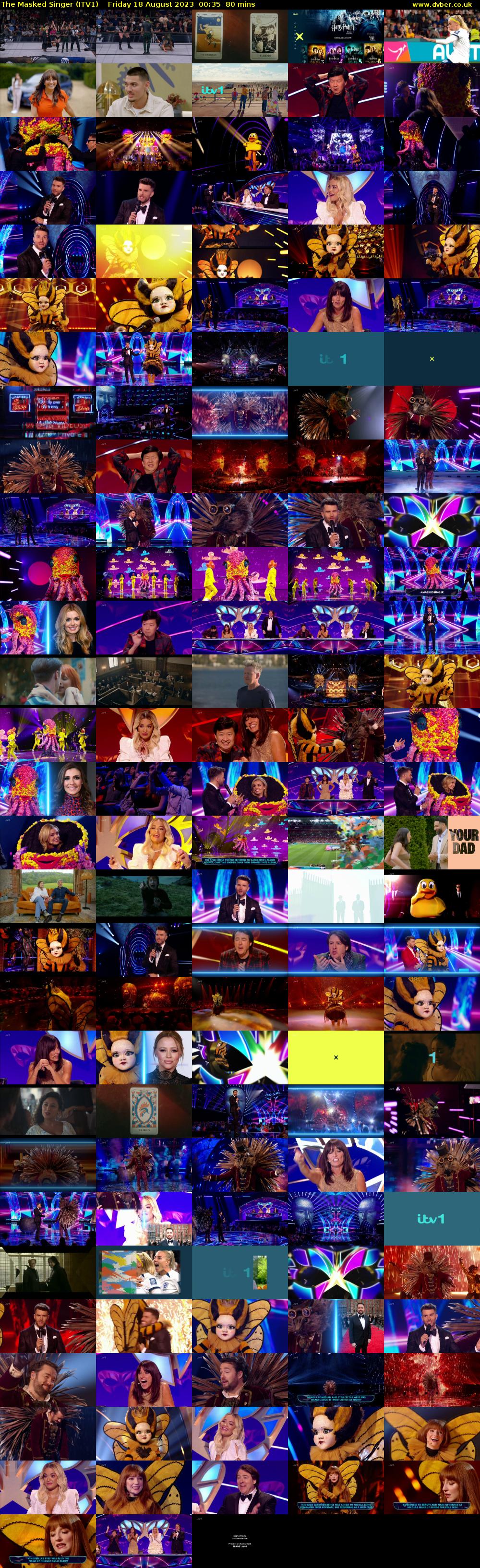 The Masked Singer (ITV1) Friday 18 August 2023 00:35 - 01:55