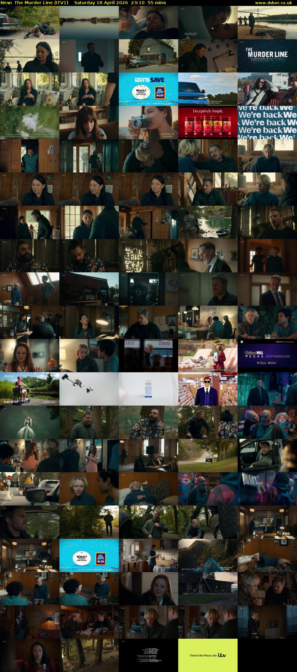 The Murder Line (ITV1) Saturday 18 April 2026 23:10 - 00:05