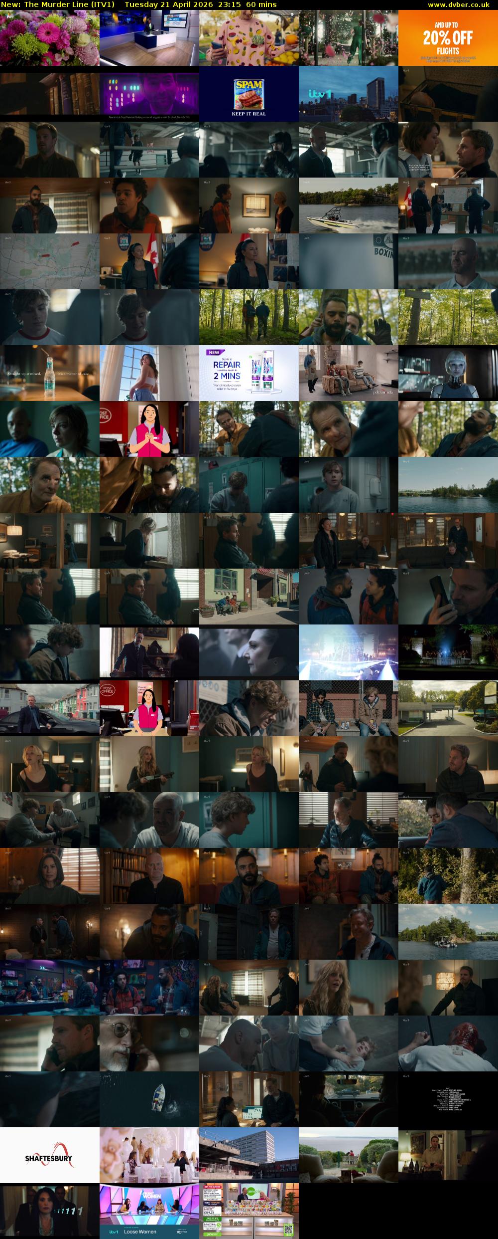 The Murder Line (ITV1) Tuesday 21 April 2026 23:15 - 00:15