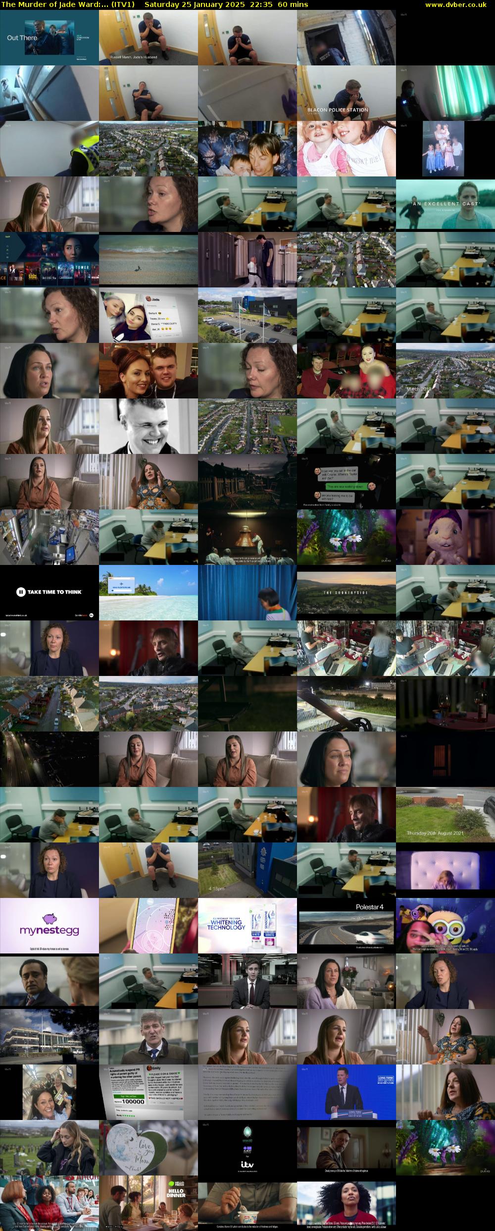 The Murder of Jade Ward:... (ITV1) Saturday 25 January 2025 22:35 - 23:35