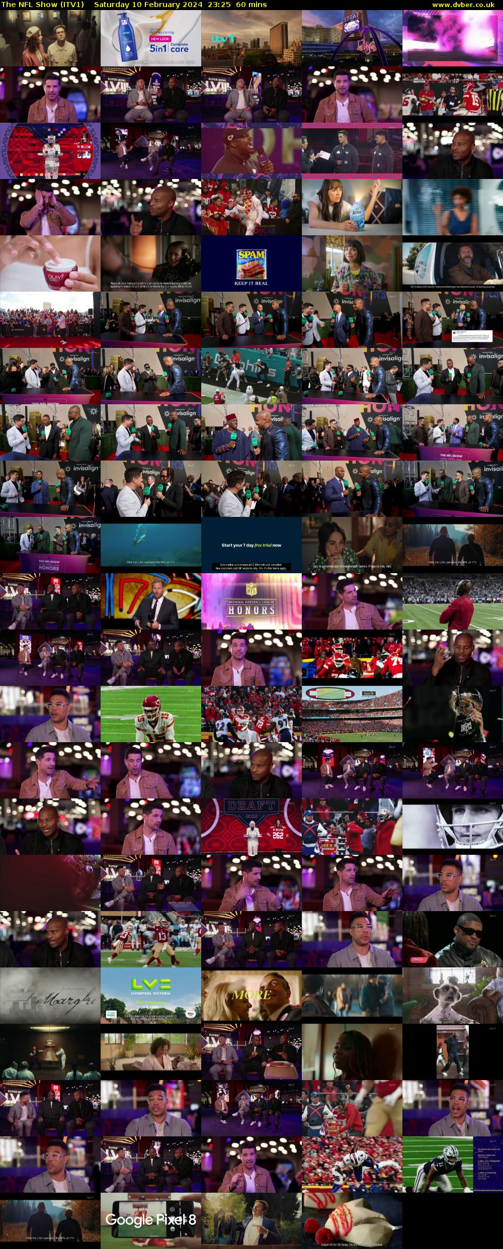 The NFL Show (ITV1) Saturday 10 February 2024 23:25 - 00:25
