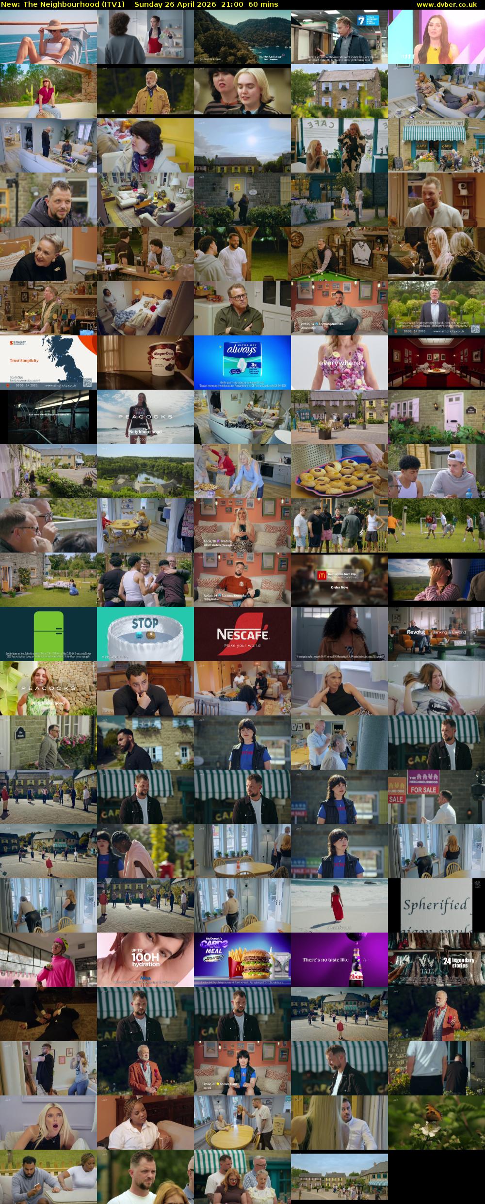 The Neighbourhood (ITV1) Sunday 26 April 2026 21:00 - 22:00