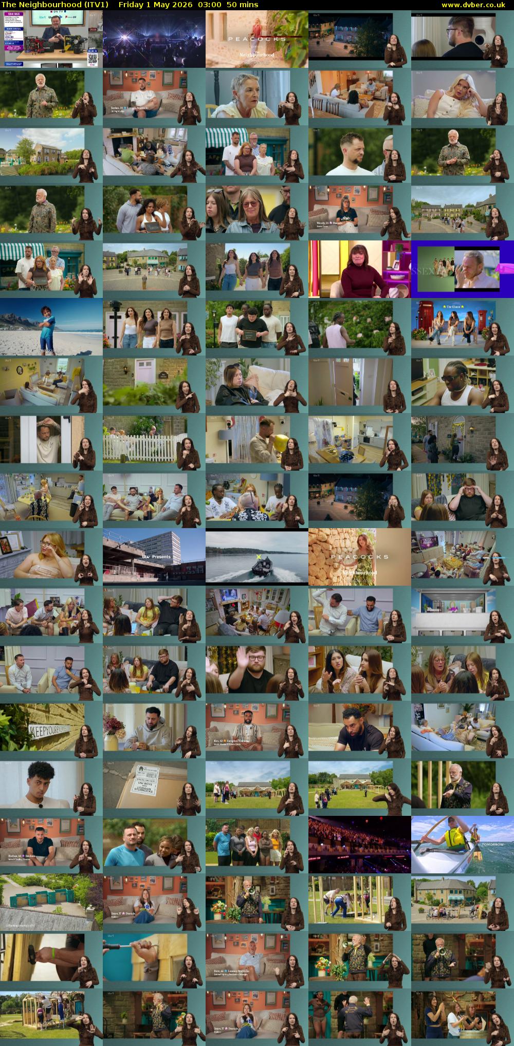 The Neighbourhood (ITV1) Friday 1 May 2026 03:00 - 03:50