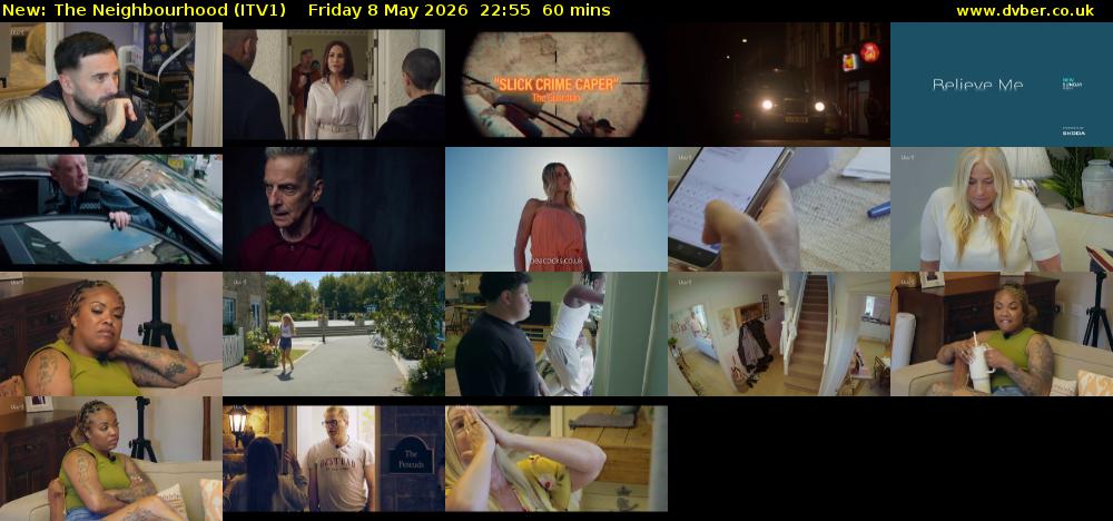 The Neighbourhood (ITV1) Friday 8 May 2026 22:55 - 23:55