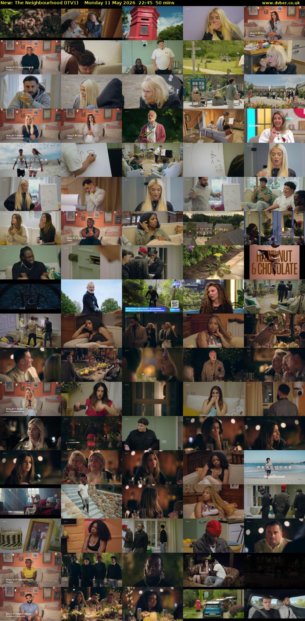 The Neighbourhood (ITV1) Monday 11 May 2026 22:45 - 23:35