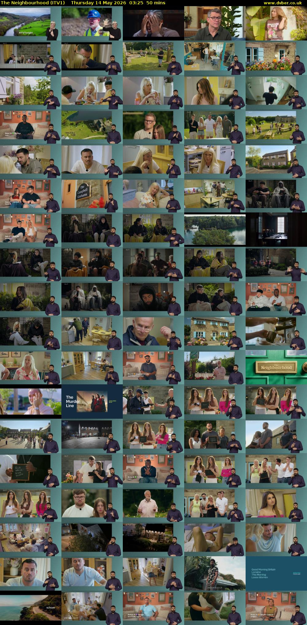 The Neighbourhood (ITV1) Thursday 14 May 2026 03:25 - 04:15