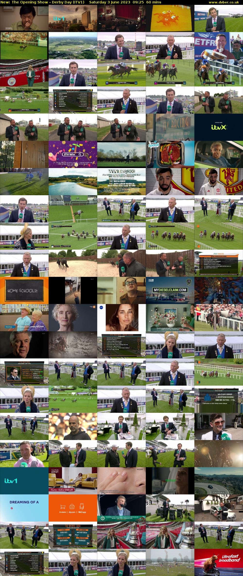 The Opening Show - Derby Day (ITV1) Saturday 3 June 2023 09:25 - 10:25