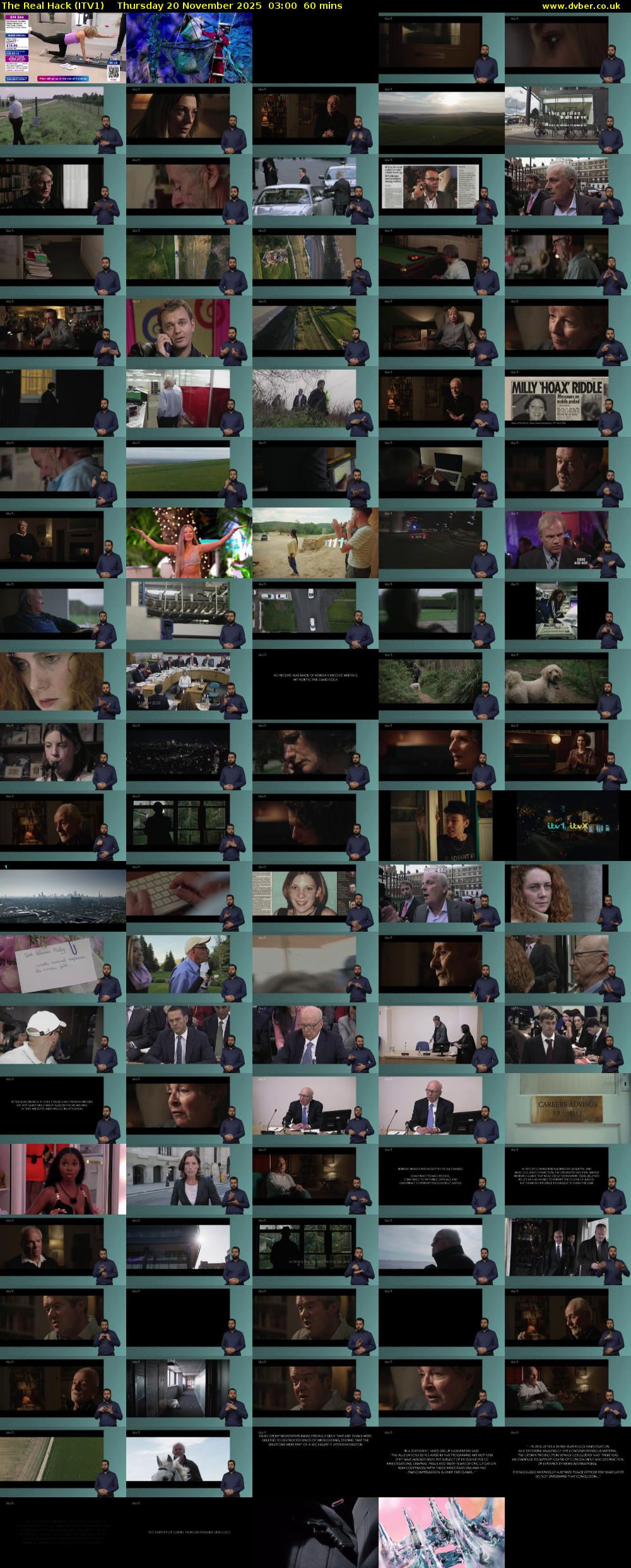 The Real Hack (ITV1) Thursday 20 November 2025 03:00 - 04:00