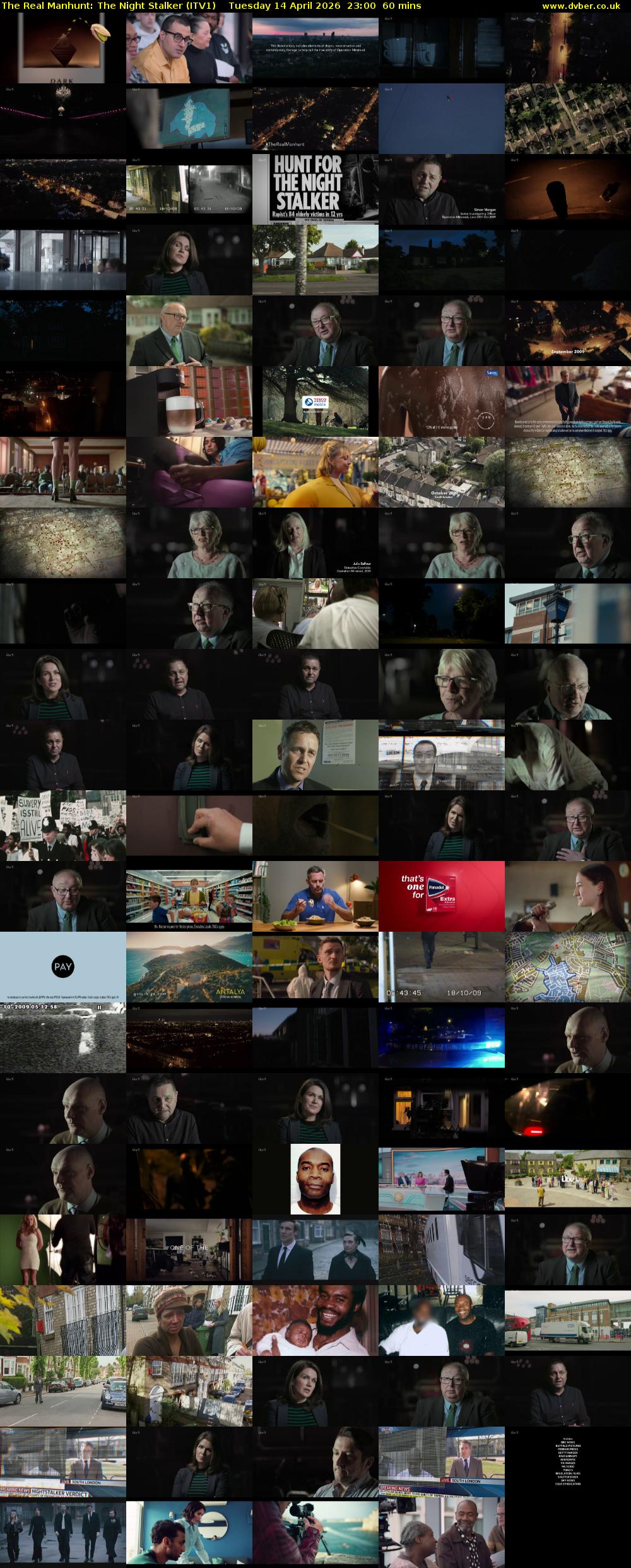 The Real Manhunt: The Night Stalker (ITV1) Tuesday 14 April 2026 23:00 - 00:00