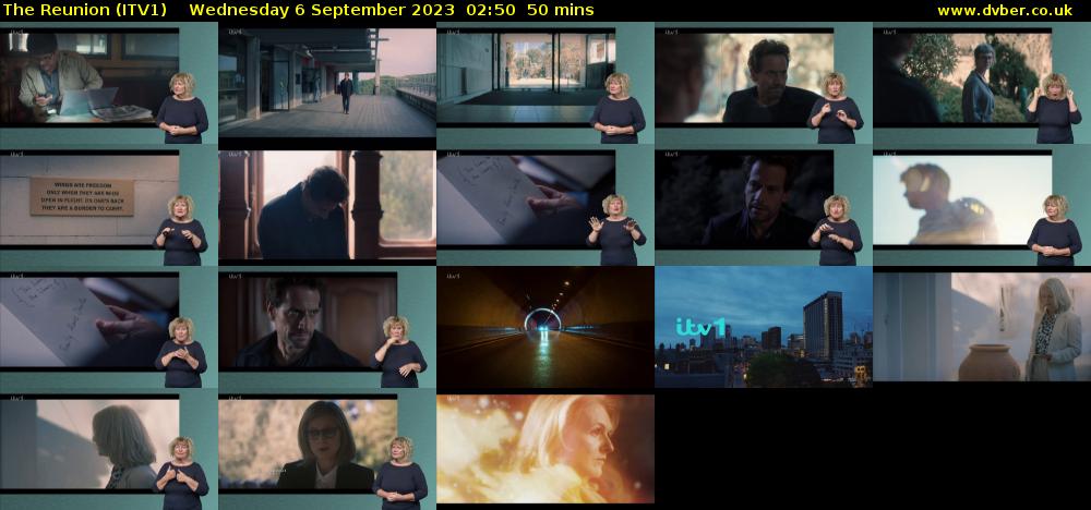 The Reunion (ITV1) Wednesday 6 September 2023 02:50 - 03:40