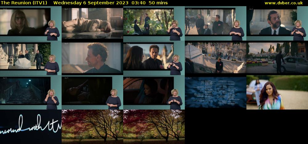 The Reunion (ITV1) Wednesday 6 September 2023 03:40 - 04:30