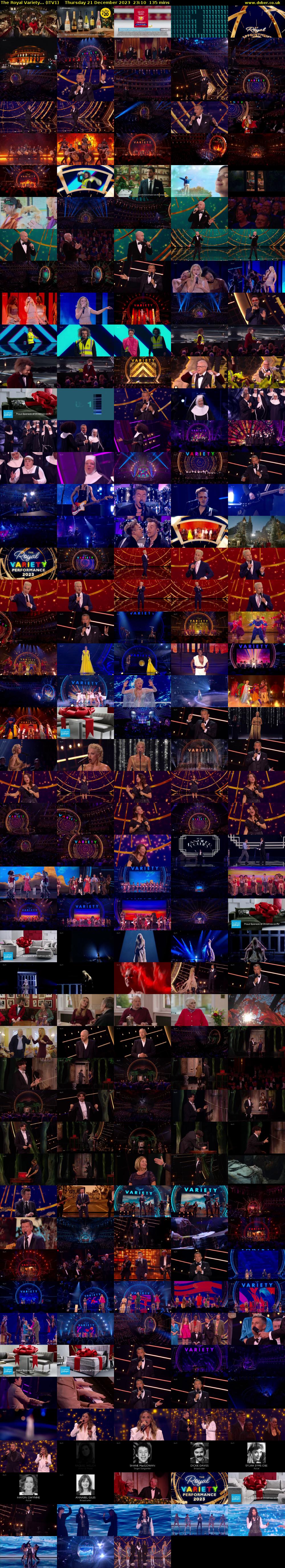 The Royal Variety... (ITV1) Thursday 21 December 2023 23:10 - 01:25