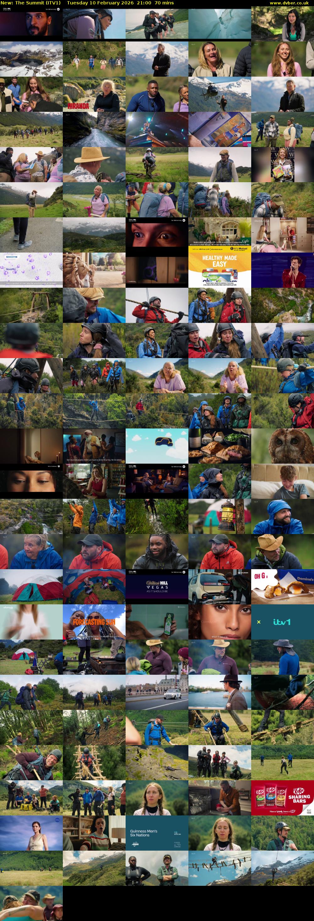 The Summit (ITV1) Tuesday 10 February 2026 21:00 - 22:10