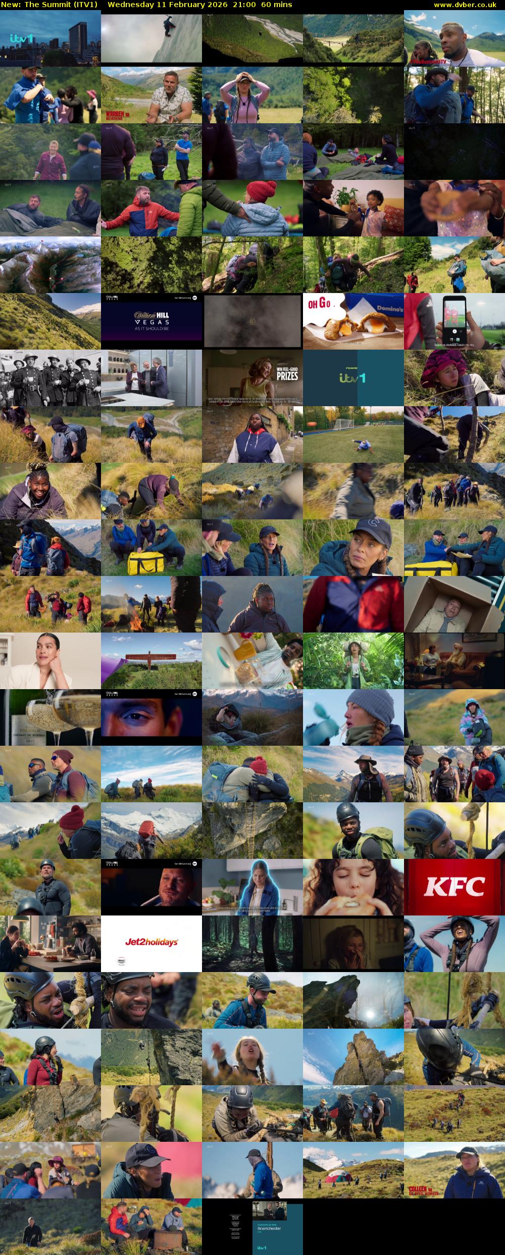 The Summit (ITV1) Wednesday 11 February 2026 21:00 - 22:00