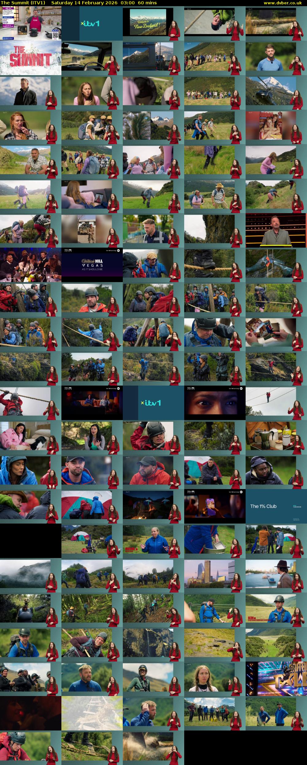 The Summit (ITV1) Saturday 14 February 2026 03:00 - 04:00