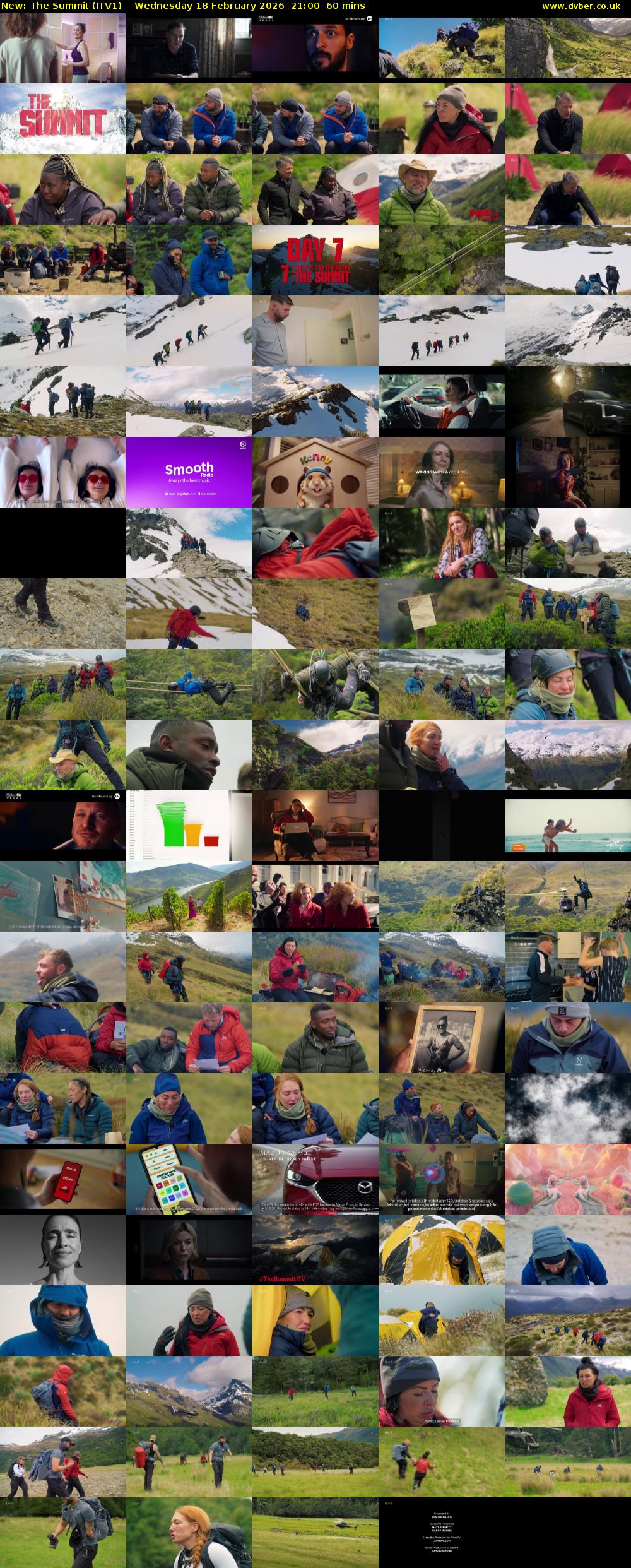 The Summit (ITV1) Wednesday 18 February 2026 21:00 - 22:00