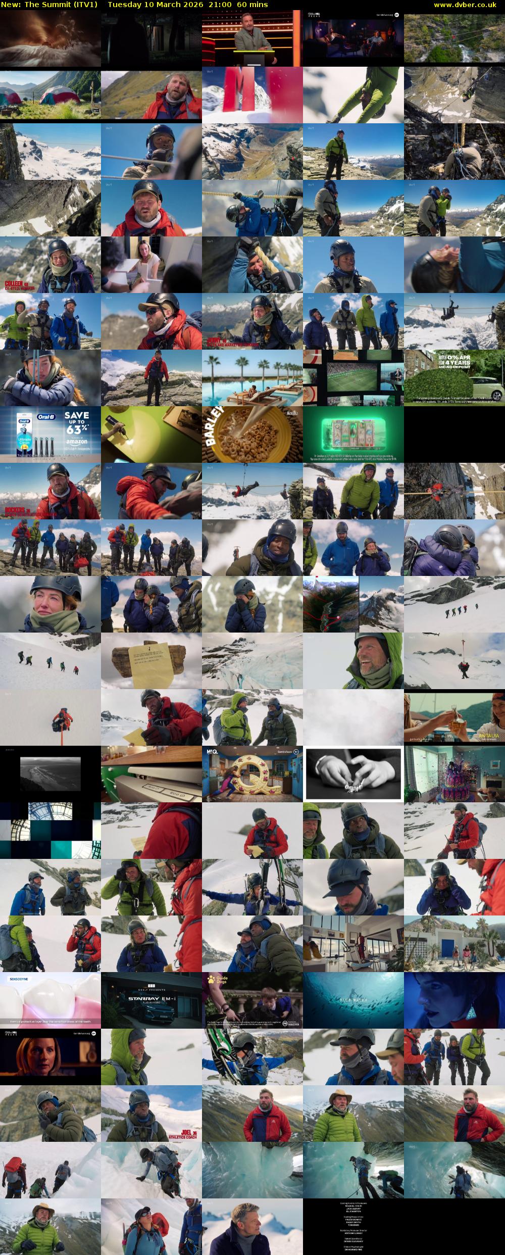 The Summit (ITV1) Tuesday 10 March 2026 21:00 - 22:00