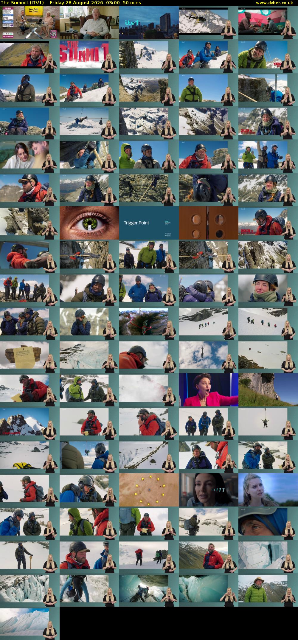 The Summit (ITV1) Friday 28 August 2026 03:00 - 03:50