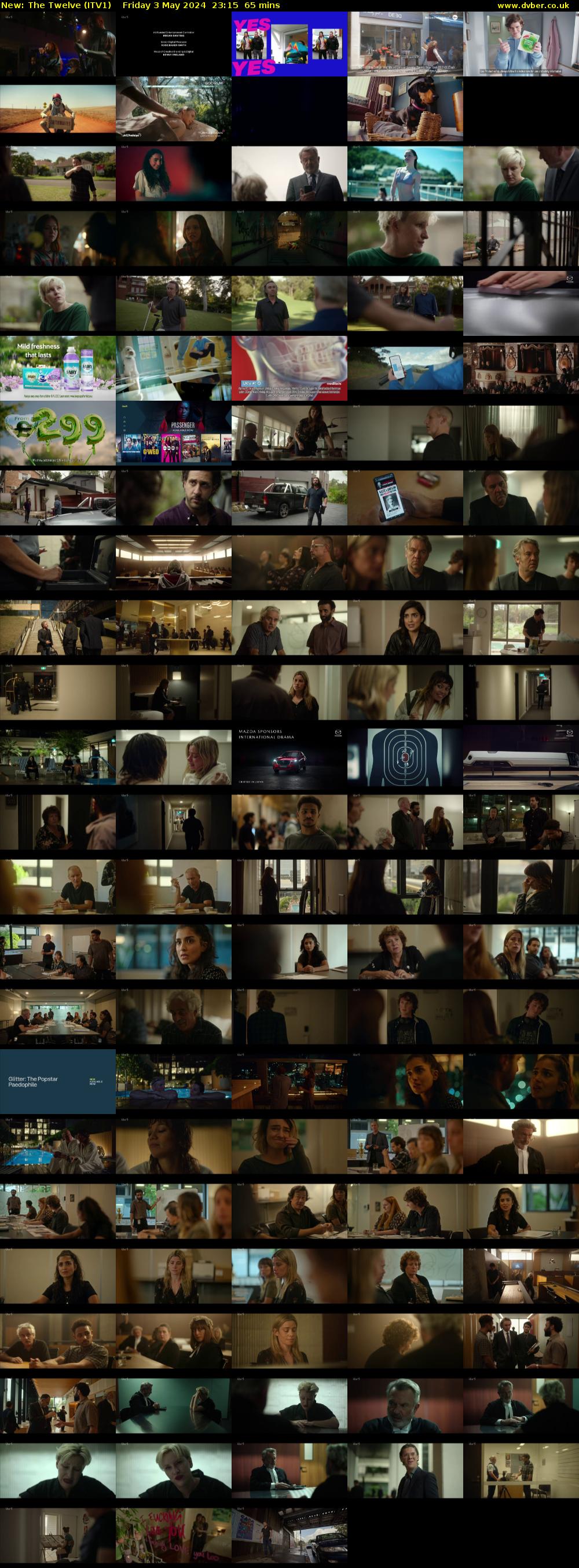 The Twelve (ITV1) Friday 3 May 2024 23:15 - 00:20