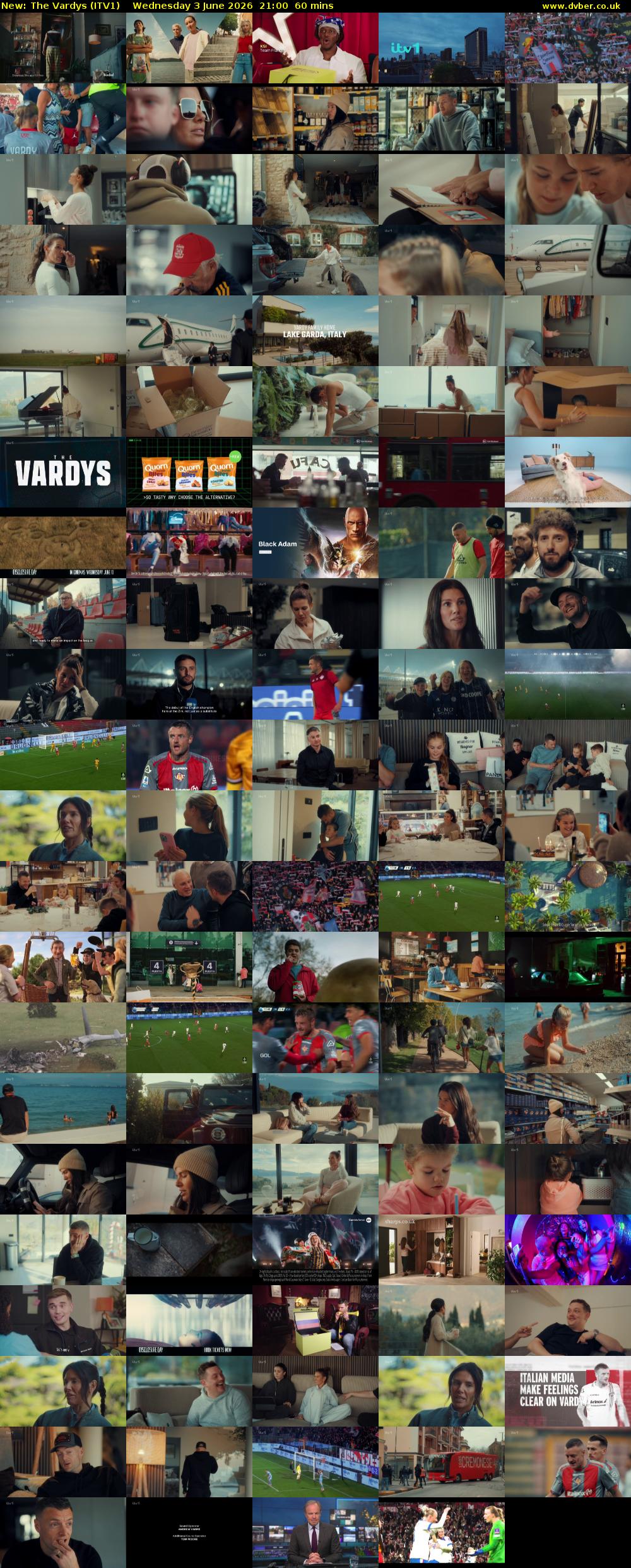 The Vardys (ITV1) Wednesday 3 June 2026 21:00 - 22:00