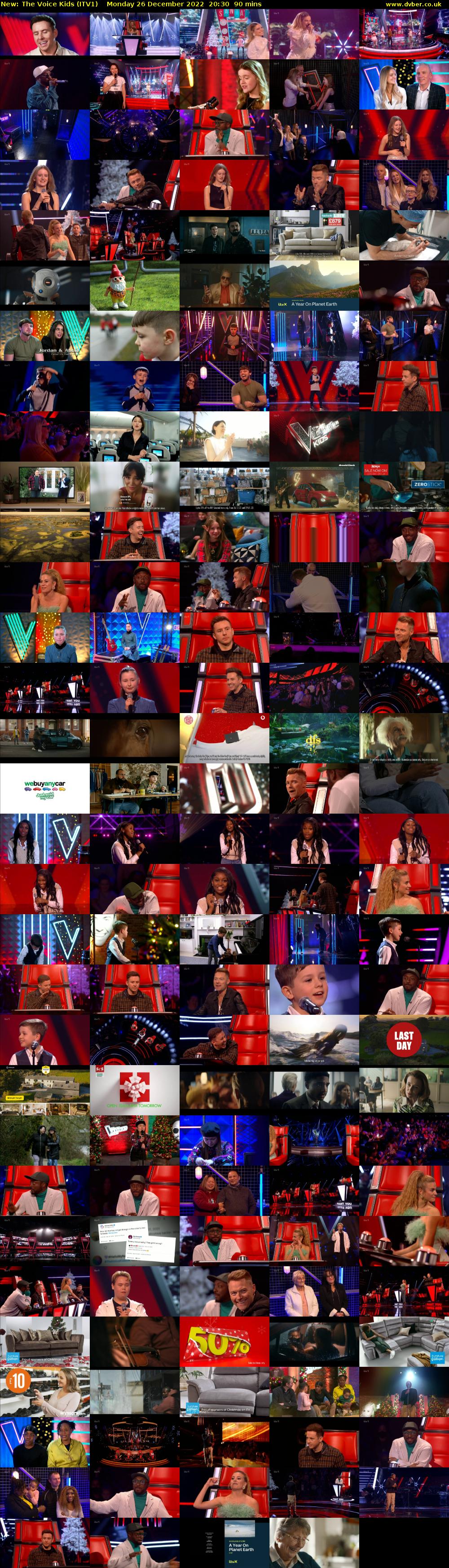 The Voice Kids (ITV1) Monday 26 December 2022 20:30 - 22:00