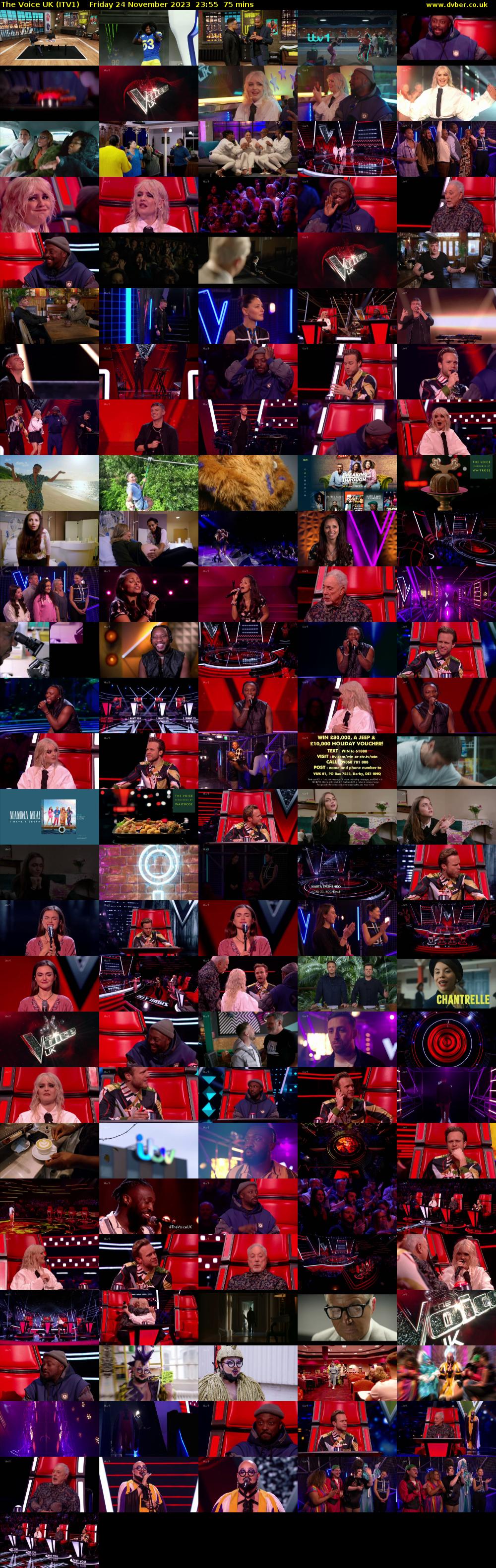 The Voice UK (ITV1) Friday 24 November 2023 23:55 - 01:10