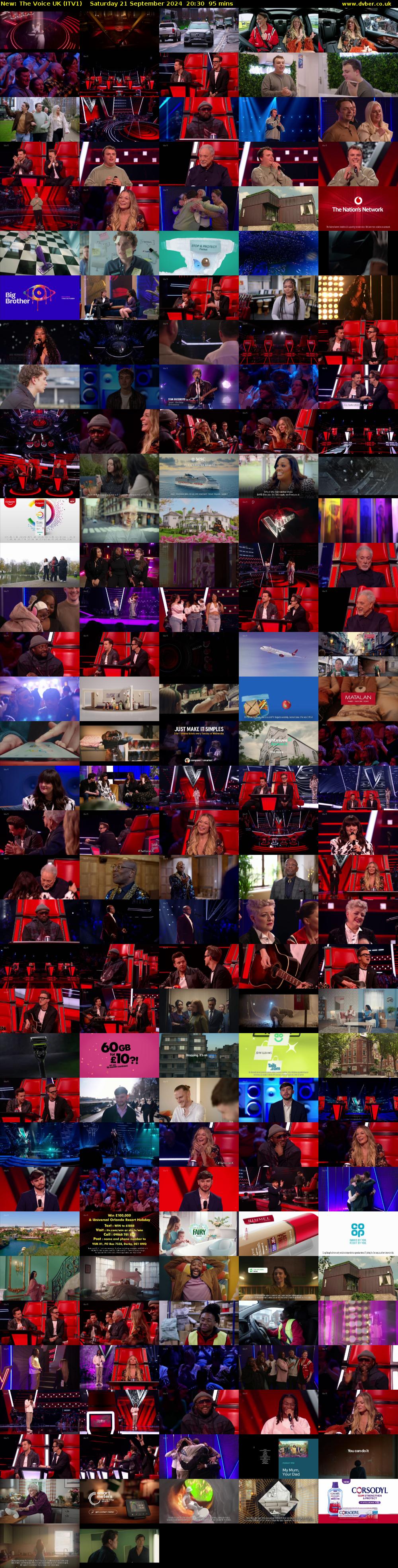 The Voice UK (ITV1) Saturday 21 September 2024 20:30 - 22:05