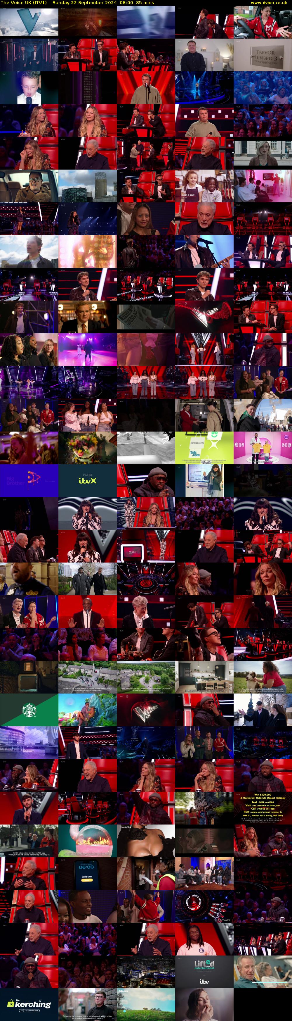 The Voice UK (ITV1) Sunday 22 September 2024 08:00 - 09:25