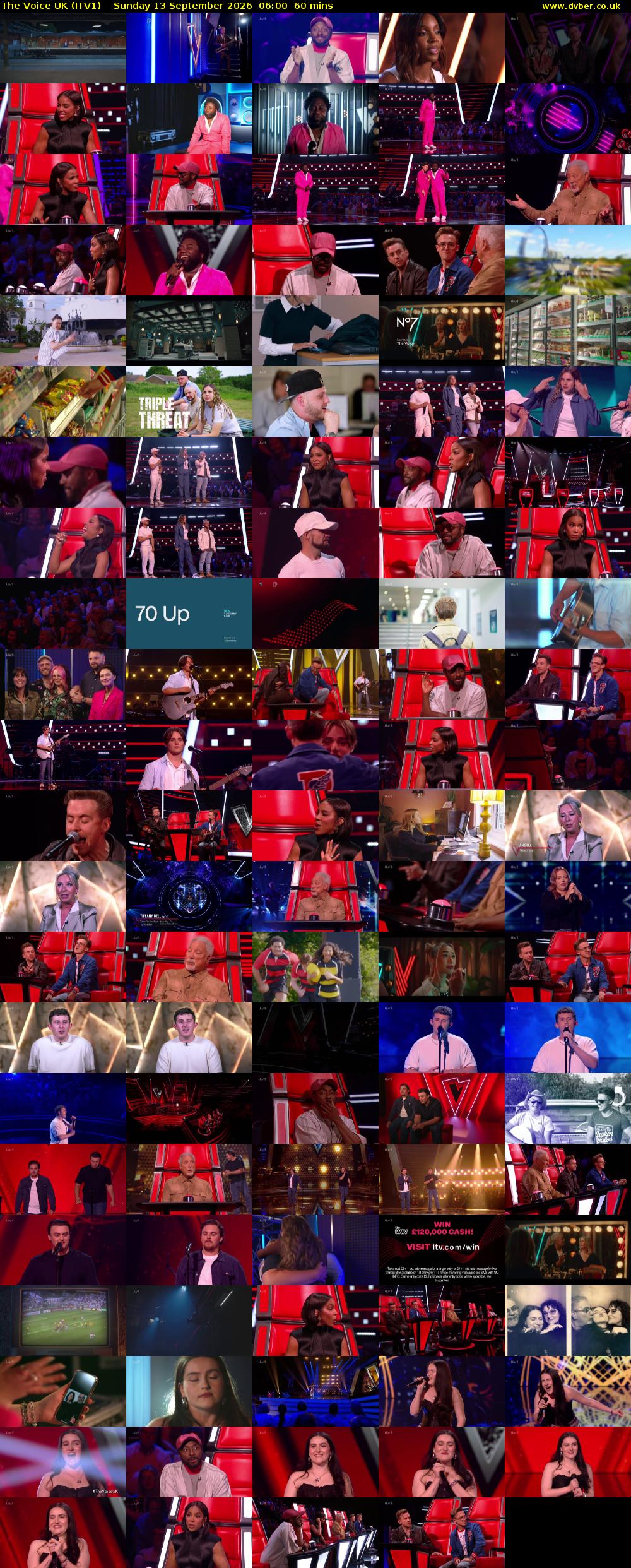 The Voice UK (ITV1) Sunday 13 September 2026 06:00 - 07:00