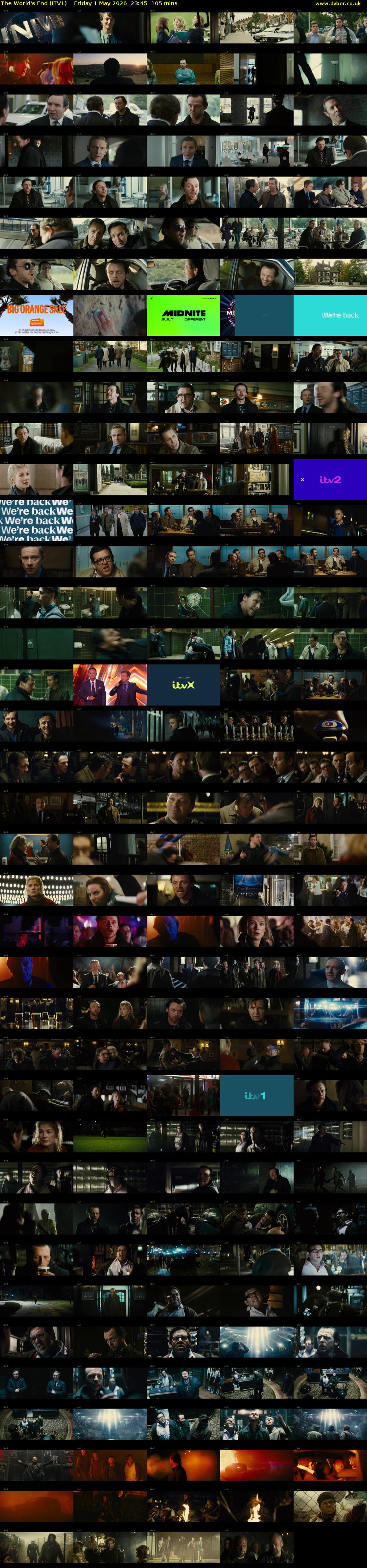 The World's End (ITV1) Friday 1 May 2026 23:45 - 01:30