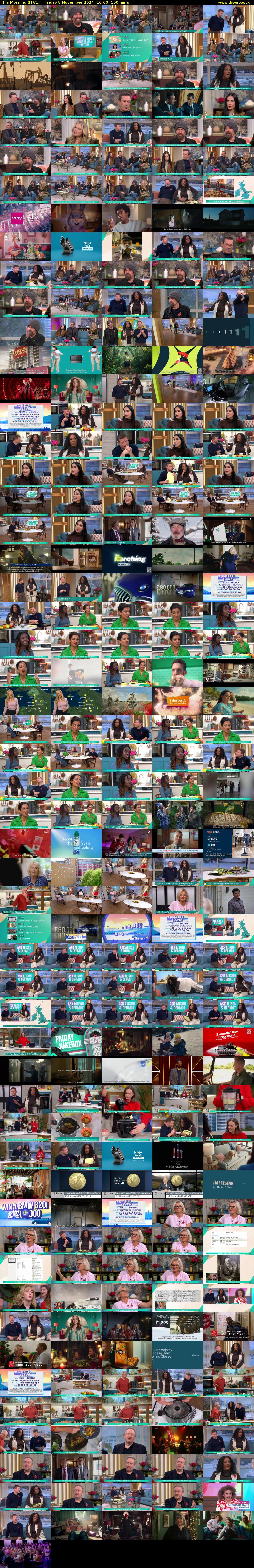 This Morning (ITV1) Friday 8 November 2024 10:00 - 12:30